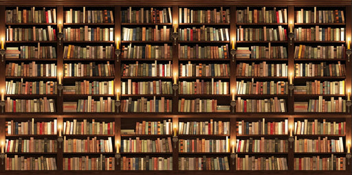 Vintage Book Wall Wallpaper Mural | Creating a Strong Bookish Atmosphere - Carving wallpaper
