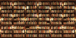 Vintage Book Wall Wallpaper Mural - lifelike bookshelf design with richly colored books in a classic study-inspired wall decor