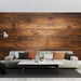 Vintage wood grain wallpaper mural | Different shades of brown tones - Carving wallpaper