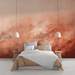 Warm brown wallpaper mural | Abstract texture - Carving wallpaper