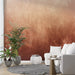 Warm toned gradient wallpaper mural | Misty artistic style - Carving wallpaper
