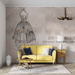Wedding hand - painted wallpaper mural | A delicate sketch of a wedding dress romantic atmosphere - Carving wallpaper