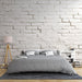 White brick textured wallpaper mural | Nostalgic style - Carving wallpaper