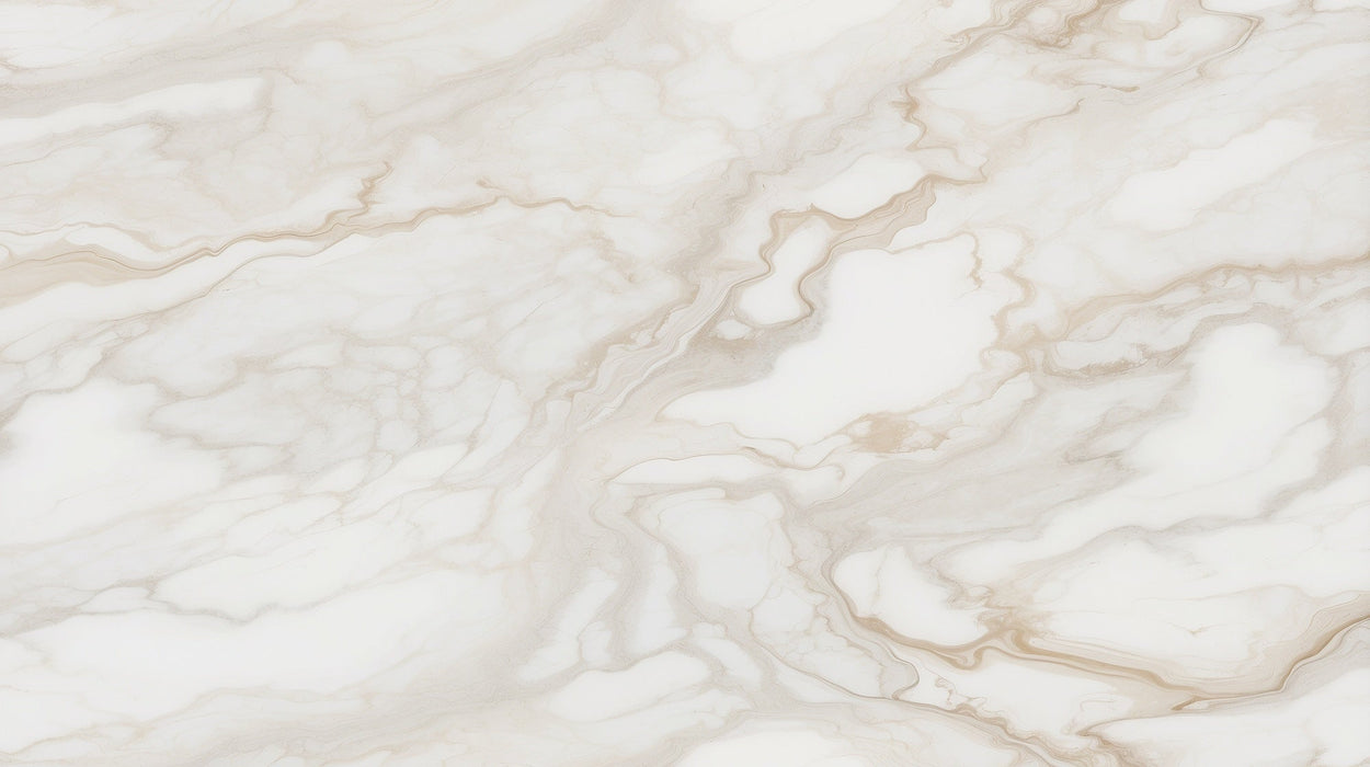 White marble effect wallpaper mural | Brown texture - Carving wallpaper