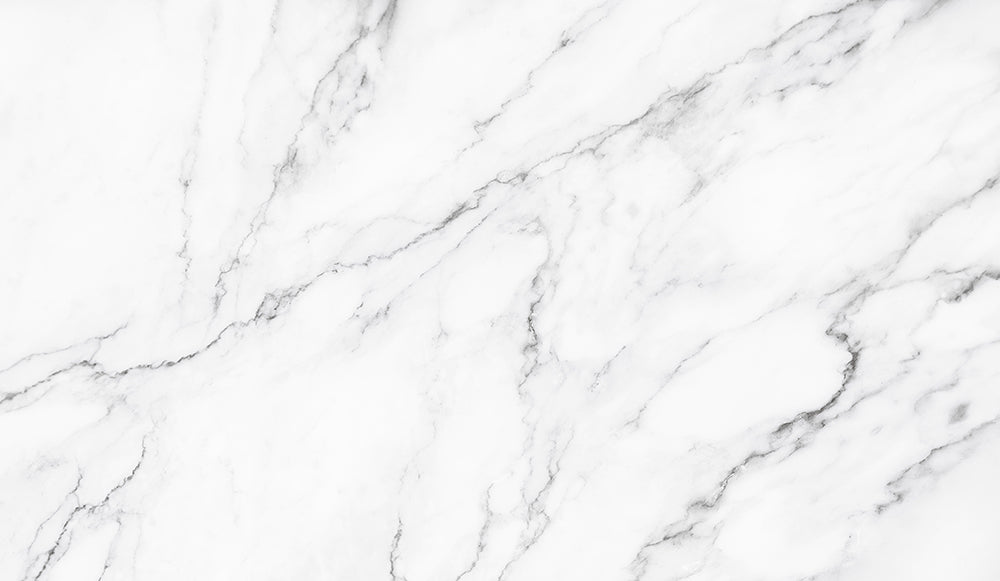White marble textured wallpaper mural | Natural stone effect - Carving wallpaper