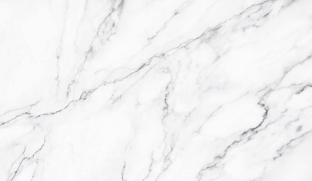White Marble Textured Wallpaper Mural - Natural Stone Effect