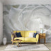 White Rose Wallpaper | Elegant White Rose Mural - Carving wallpaper