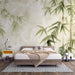 Wind bamboo wallpaper mural | Chinese minimalist wind bamboo scenery - Carving wallpaper