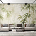 Wind bamboo wallpaper mural | Chinese minimalist wind bamboo scenery - Carving wallpaper