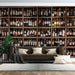 Wine Cellar Red Wine Wallpaper Mural | Restaurant Bar Retro Atmosphere Decorative Wall
